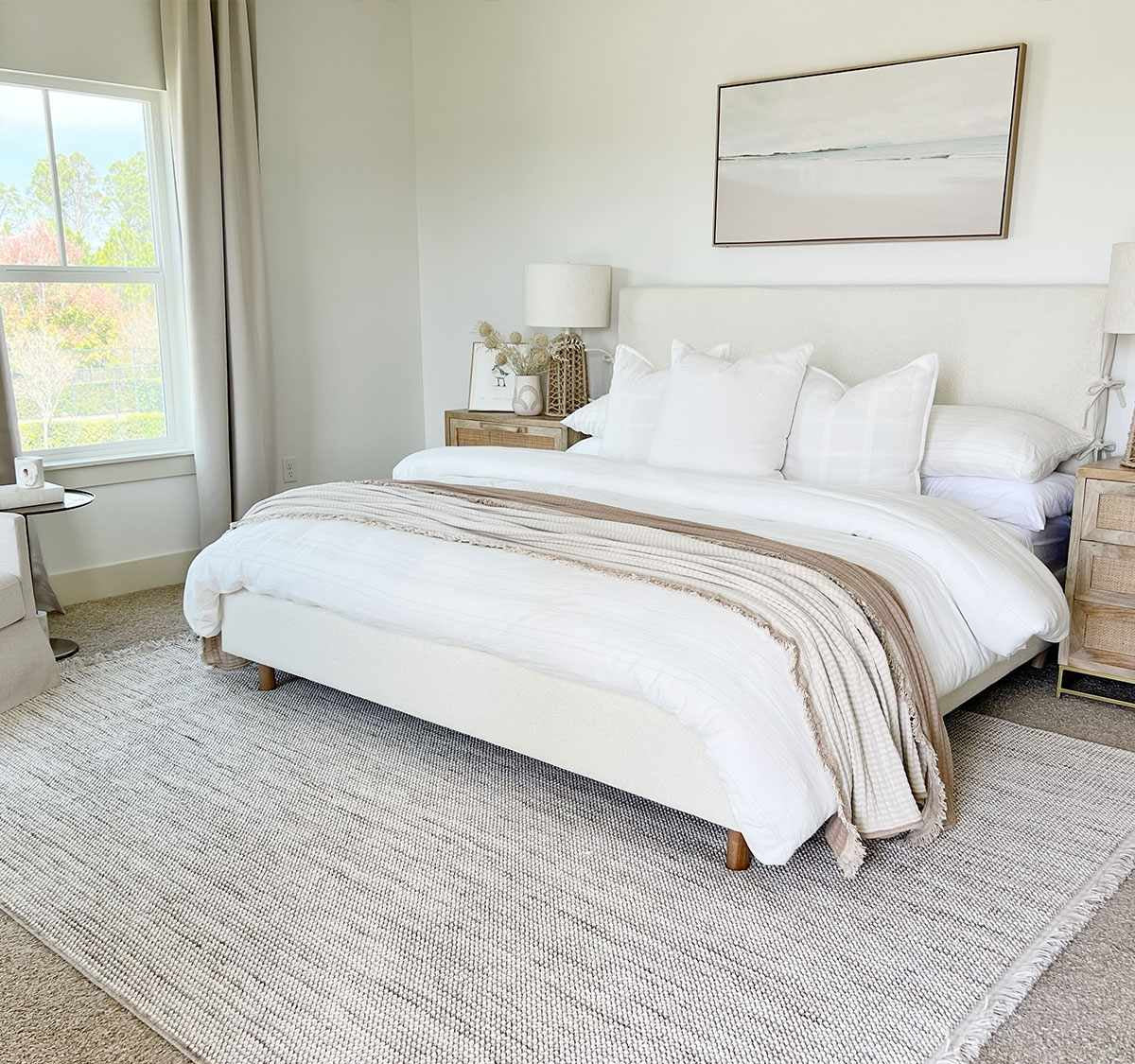 Gowan Beige Area Rug