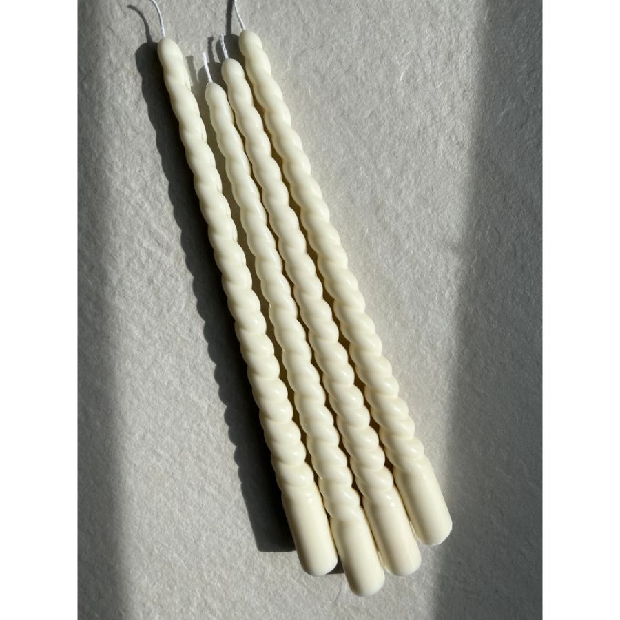 Spiral Taper Candles (set of 2)