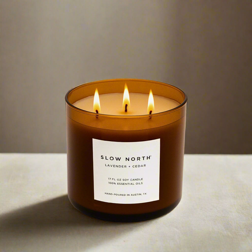 Lavender + Cedar 3-Wick Candle