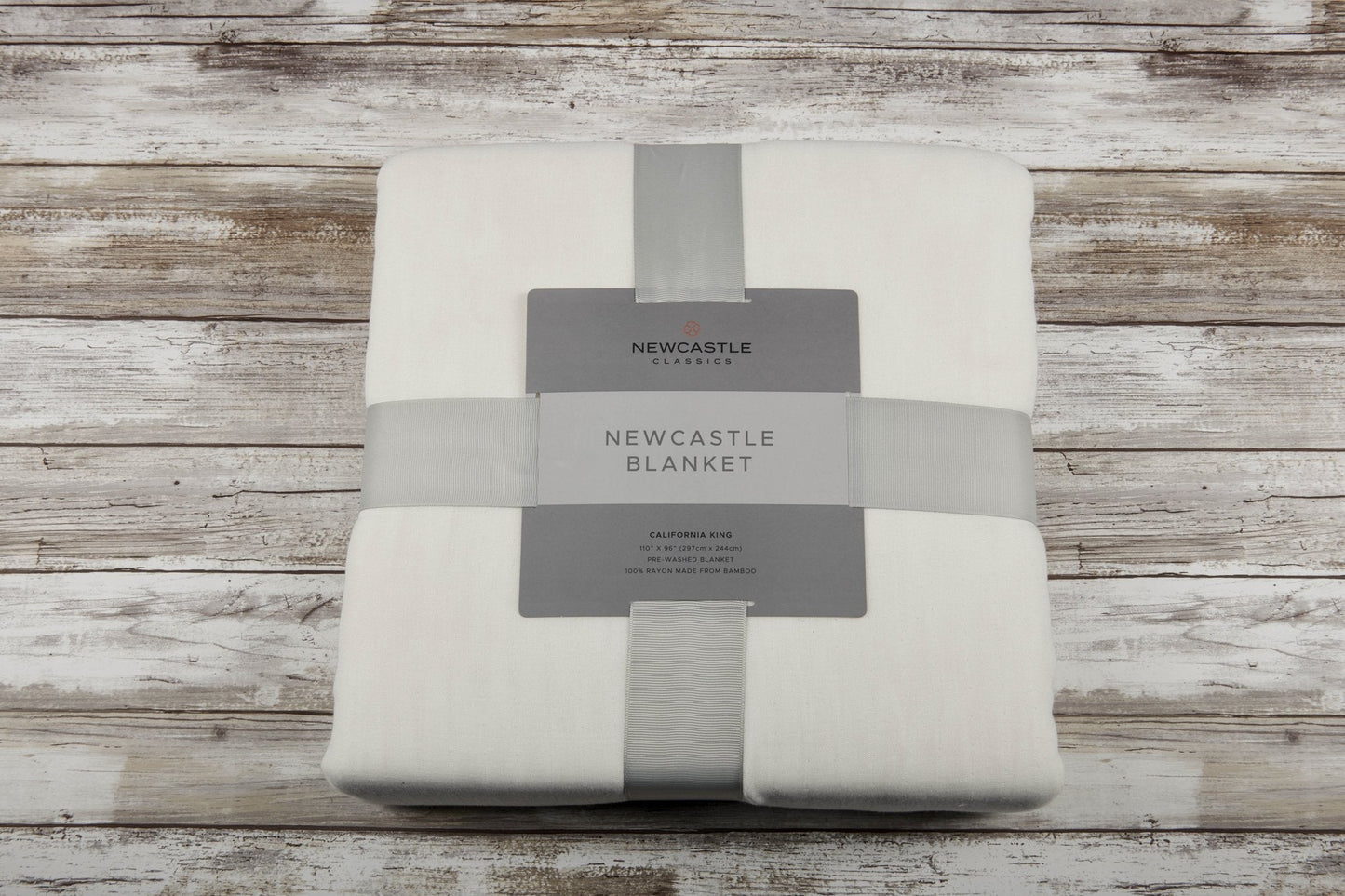 Pristine White Oversized Bamboo Blanket
