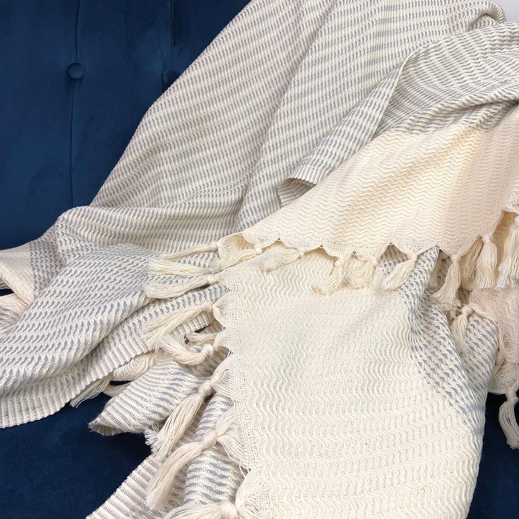 Plush Wavy Throw