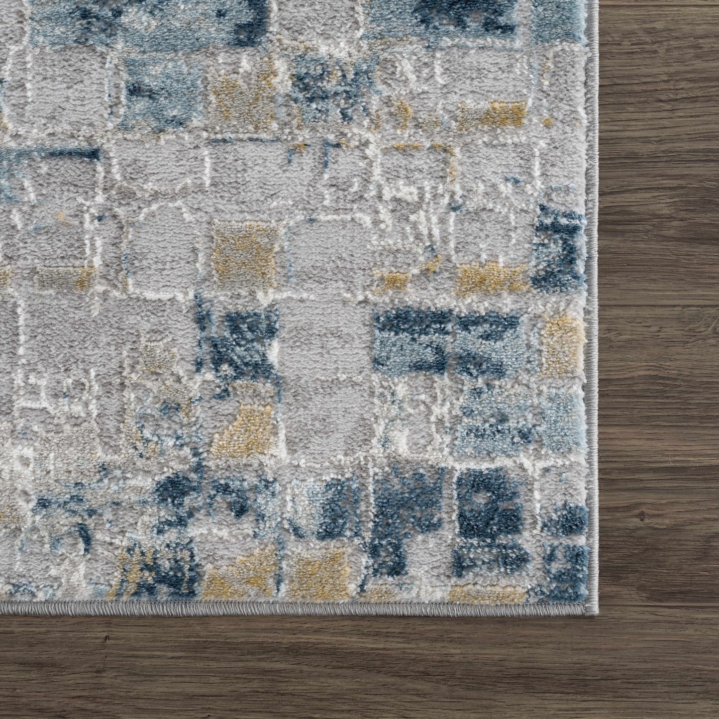 Liveri Abstract Blue Area Rug
