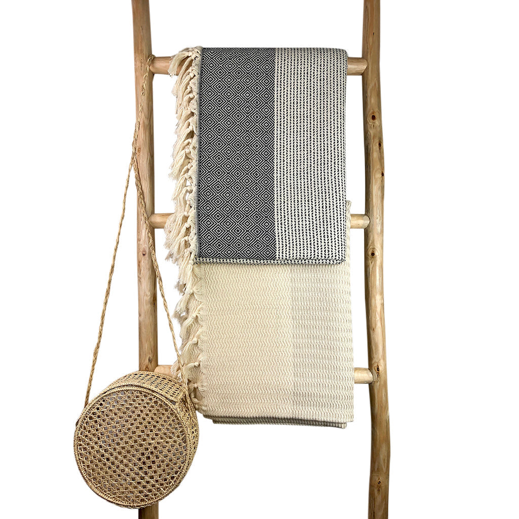 Diamond Stripe Throw