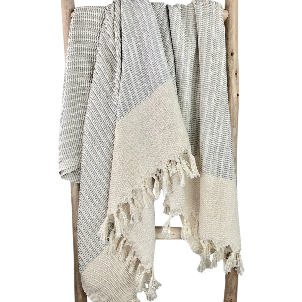 Plush Wavy Throw
