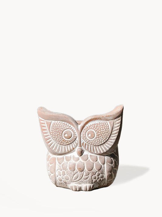 Owl Terracotta Pot