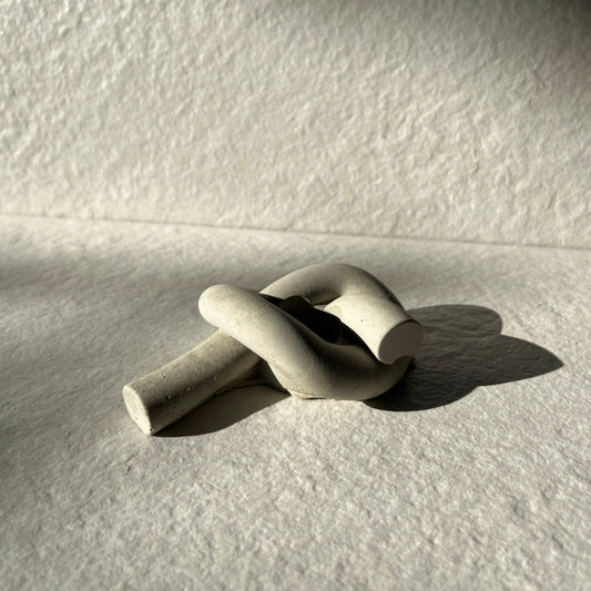 Knot Concrete Candle Holder