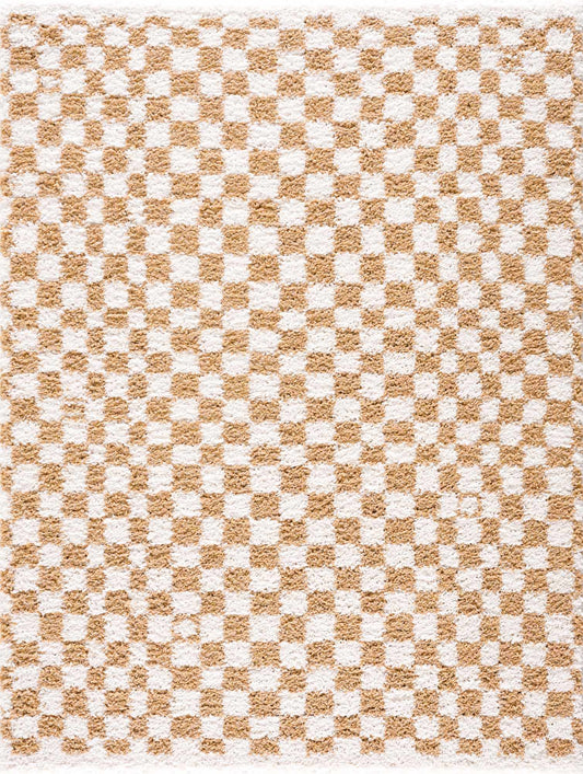 Kieu Checkered Area Rug