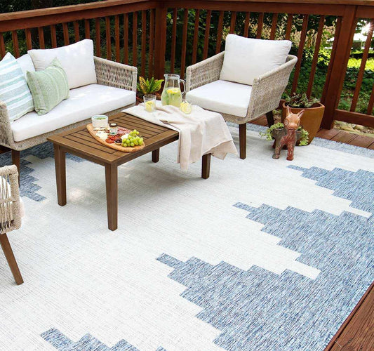 Djugun Blue Indoor & Outdoor Rug