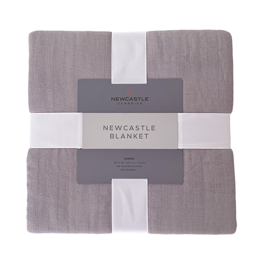 Newcastle Grey Oversized Bamboo Blanket