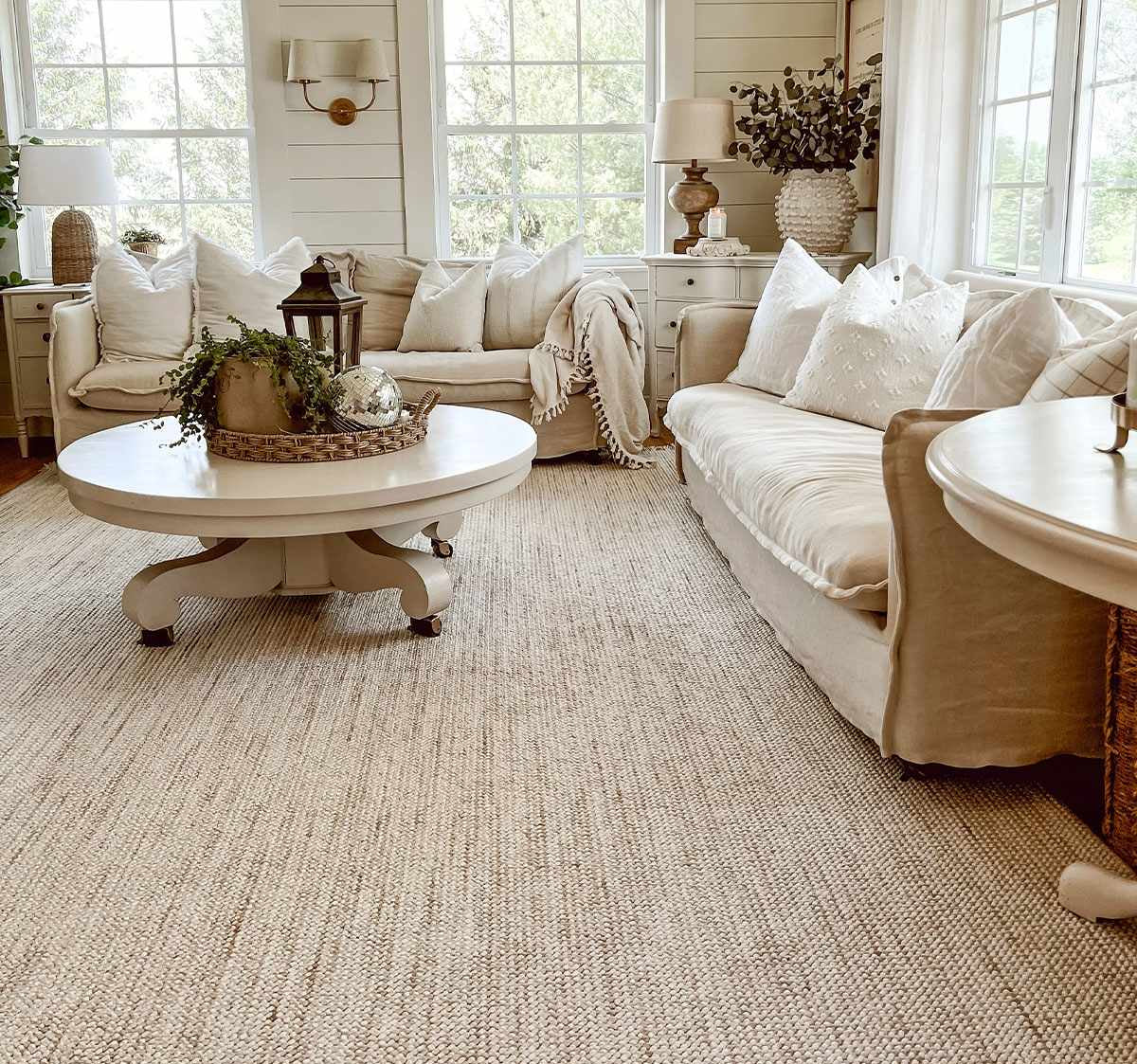 Gowan Beige Area Rug