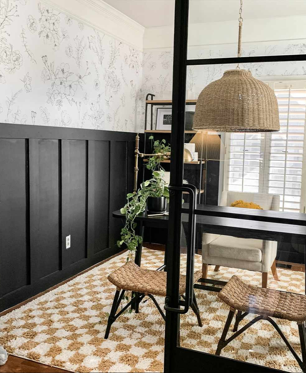 Kieu Checkered Area Rug