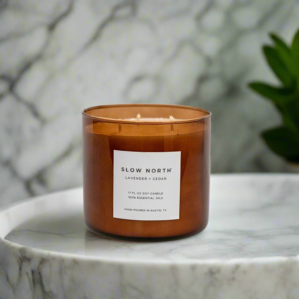 Lavender + Cedar 3-Wick Candle