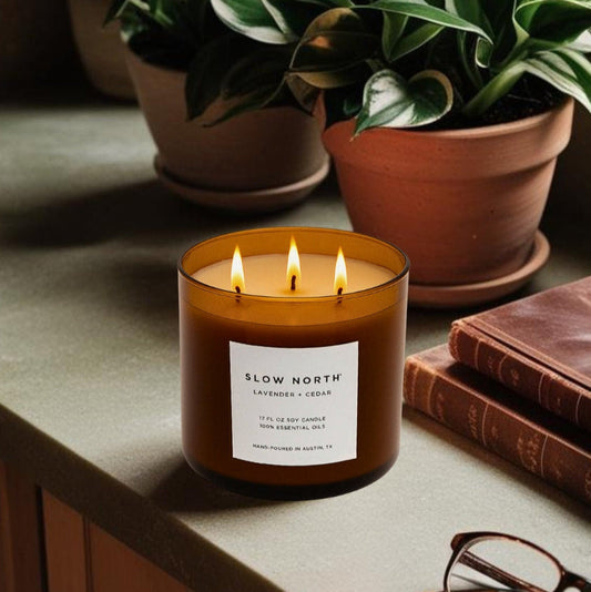 Lavender + Cedar 3-Wick Candle