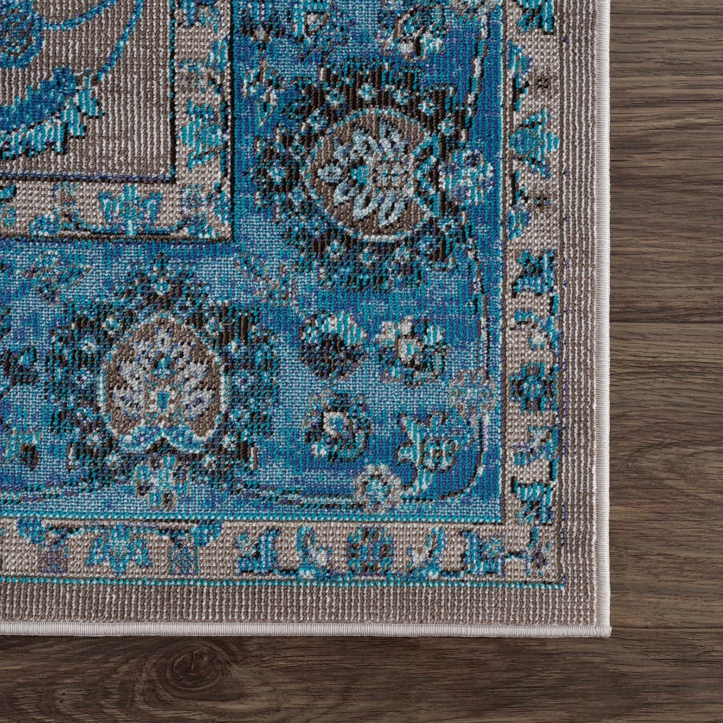 Mardina Turquoise Area Rug