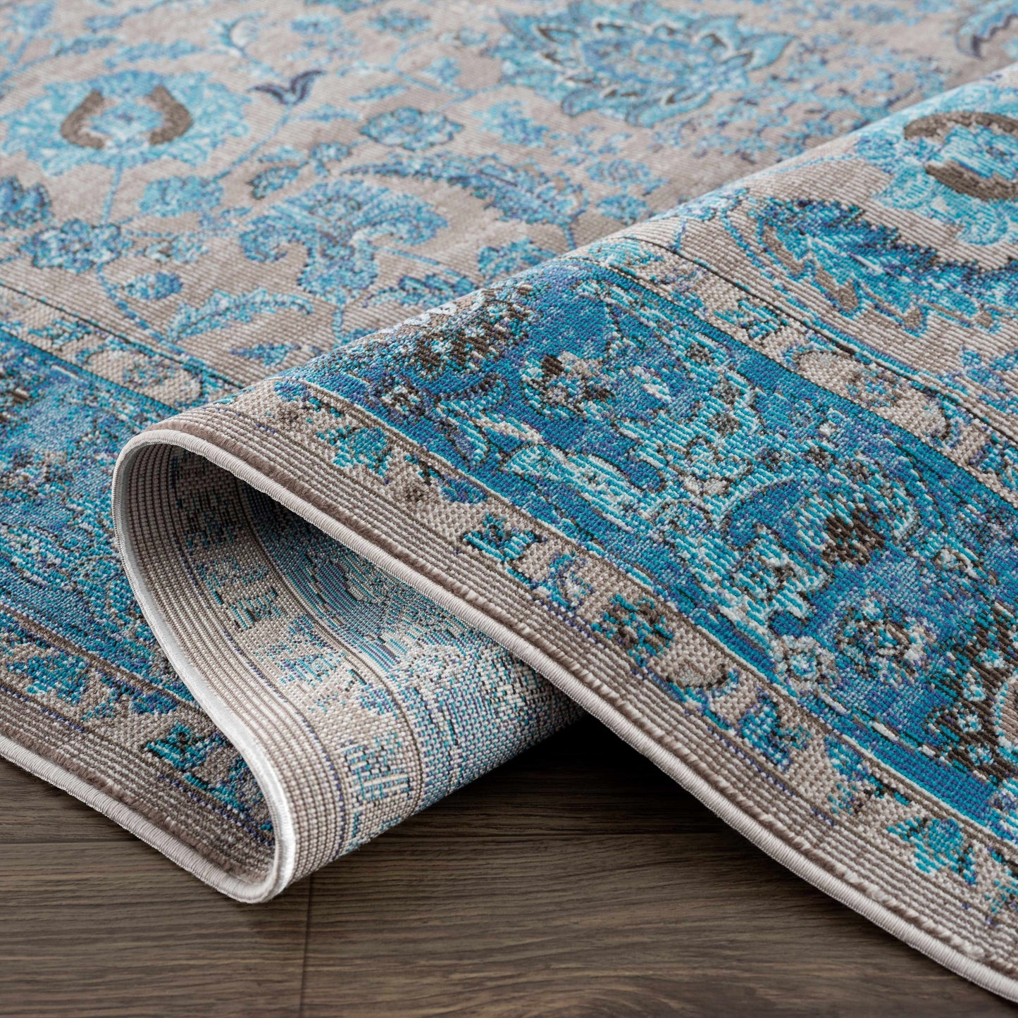 Mardina Turquoise Area Rug