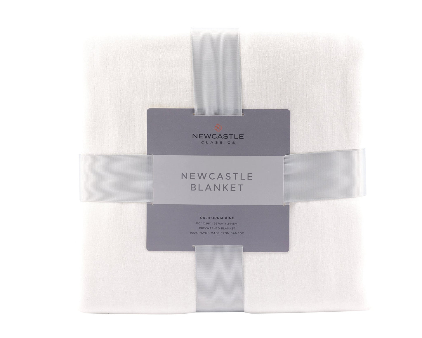 Pristine White Oversized Bamboo Blanket