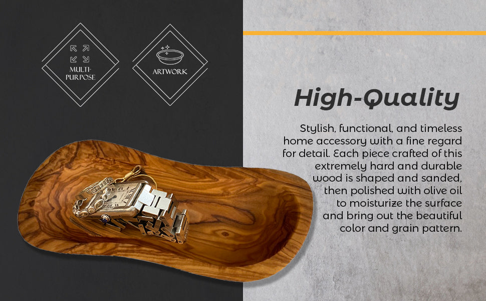 Mediterranean Olive Wood Bowl