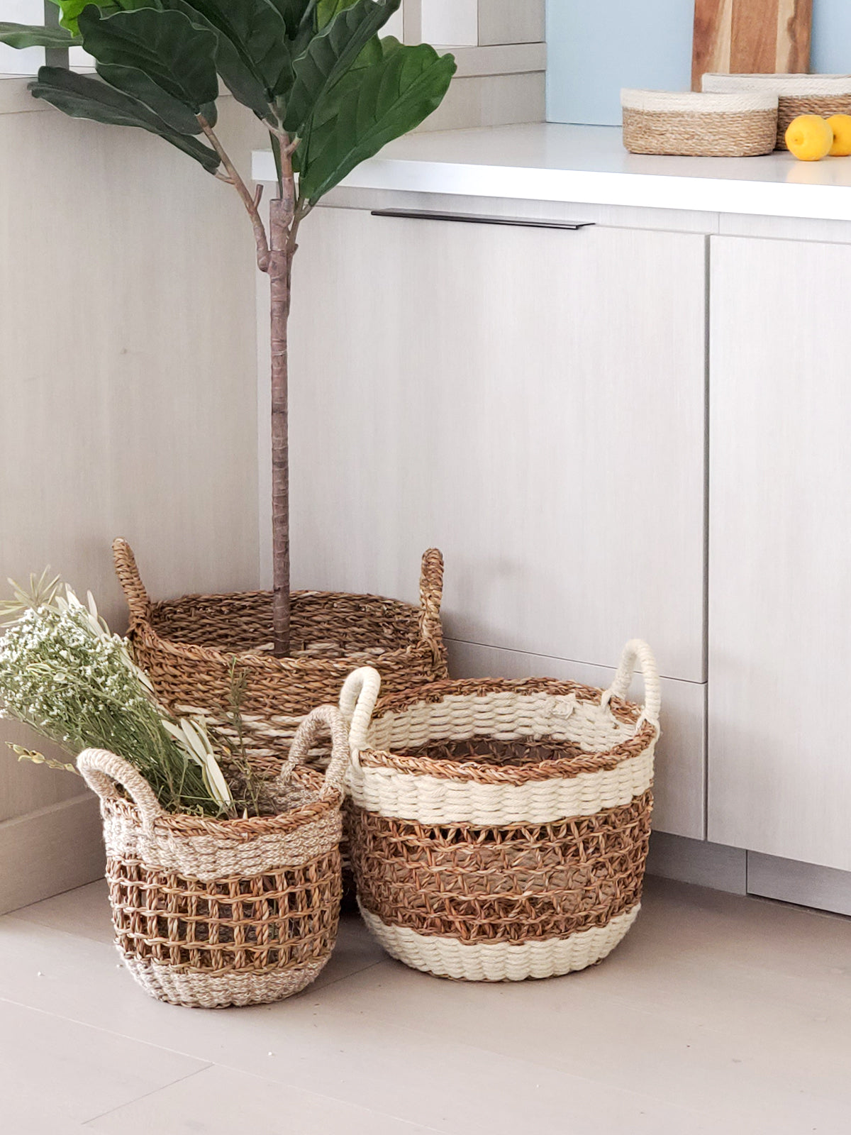 Ula Natural Mesh Basket