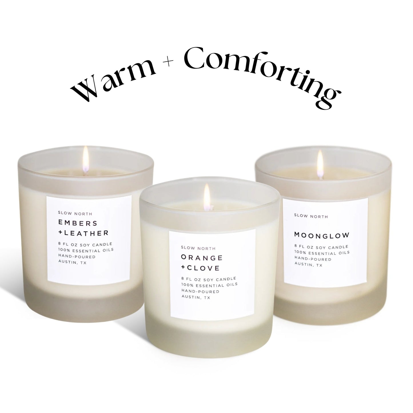 Warm + Comforting Candle Trio