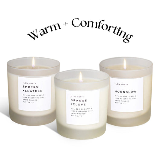 Warm + Comforting Candle Trio