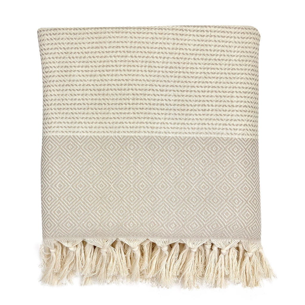 Diamond Stripe Throw