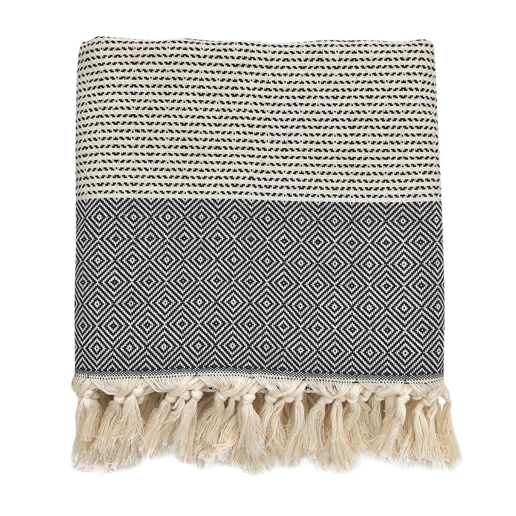 Diamond Stripe Throw
