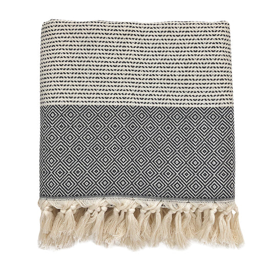 Diamond Stripe Throw