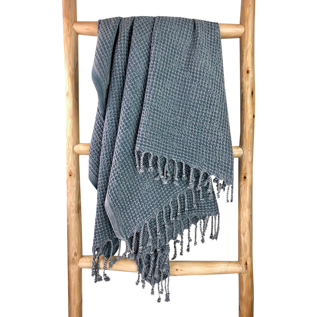 Waffle Weave Turkish Bath Towel