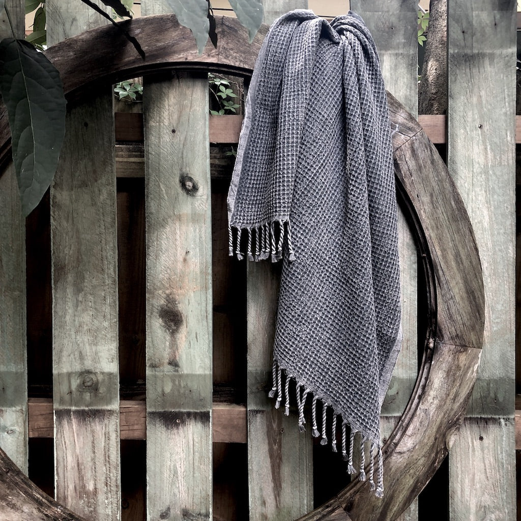 Waffle Weave Turkish Bath Towel