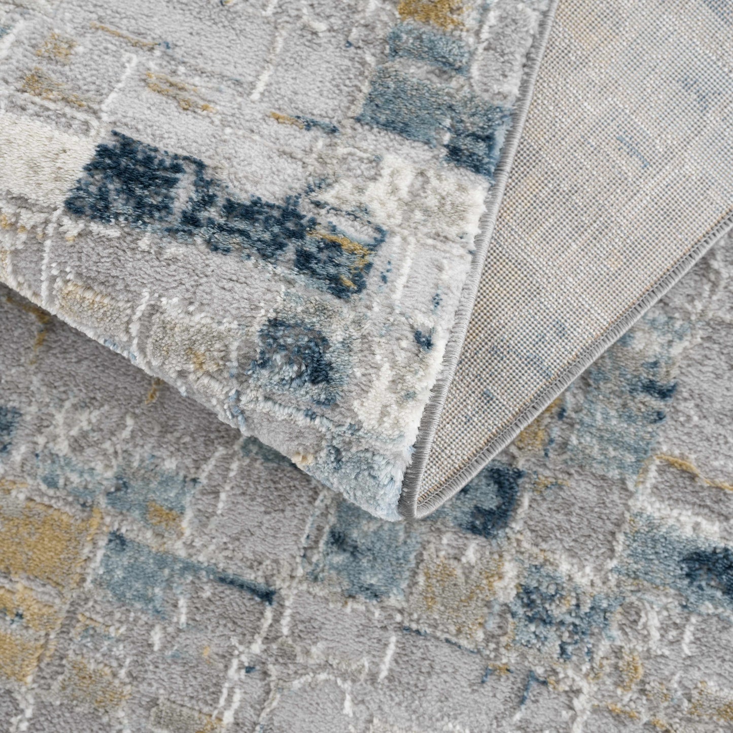 Liveri Abstract Blue Area Rug