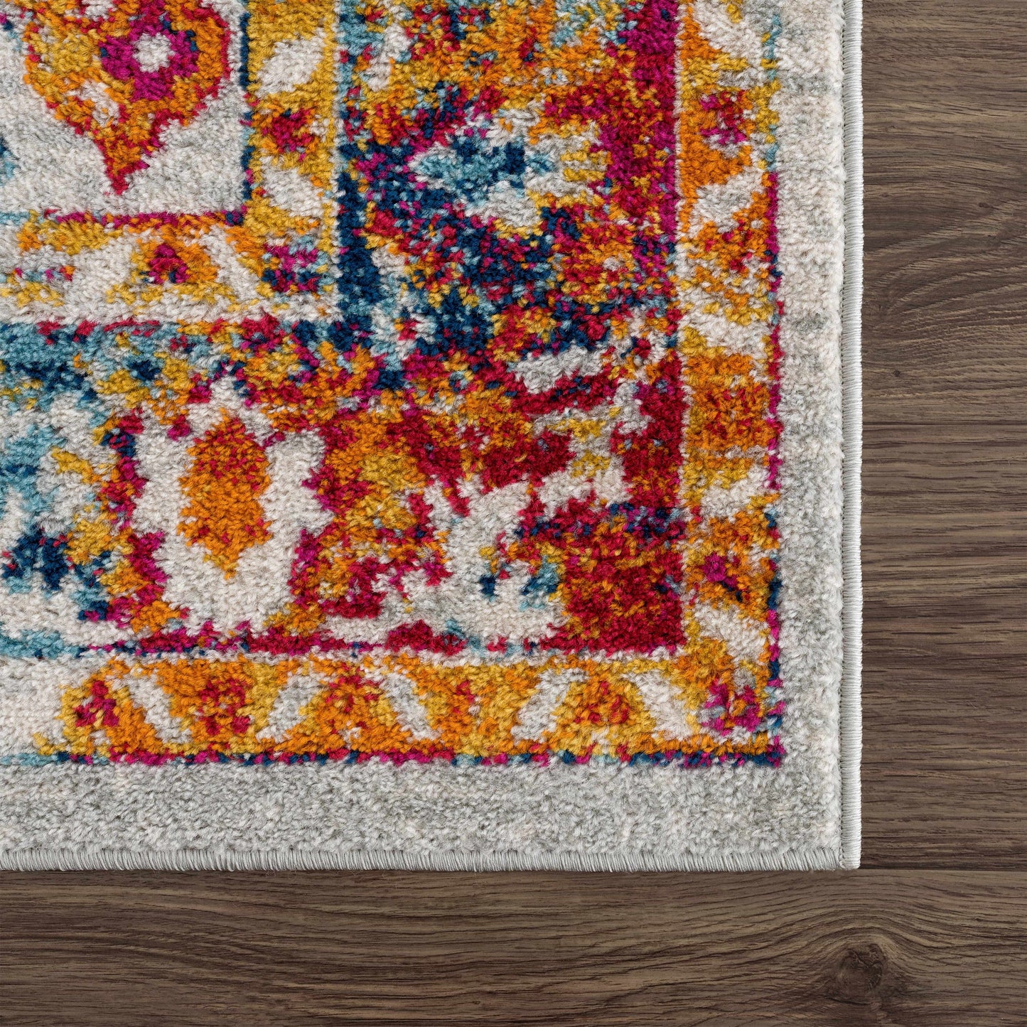 Vintage Orange Area Carpet