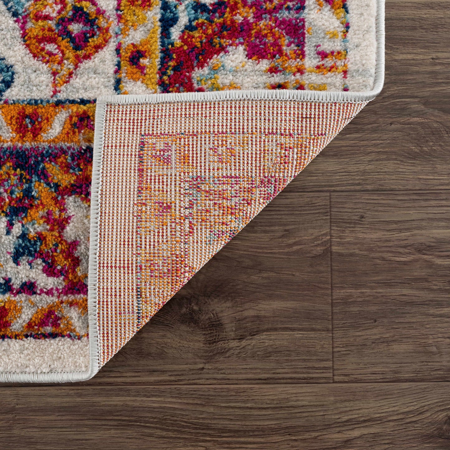 Vintage Orange Area Carpet