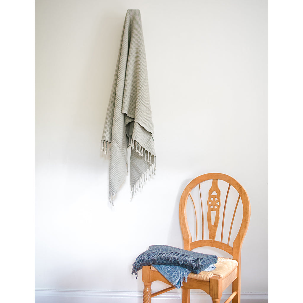 Waffle Weave Turkish Bath Towel